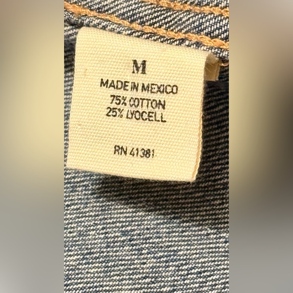 Polo by Ralph Lauren Blue Jean Jacket with Colorful Patches - Picture 15 of 15